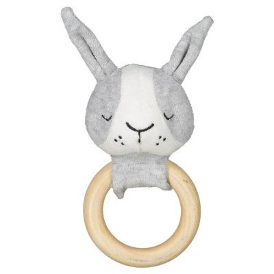 Geggamoja Skallra (Kanin Vit/Grå)