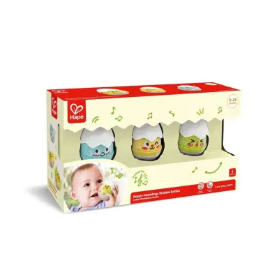 Hape Rattle Egg 3-pack - Hape -  Leksaksaffären
