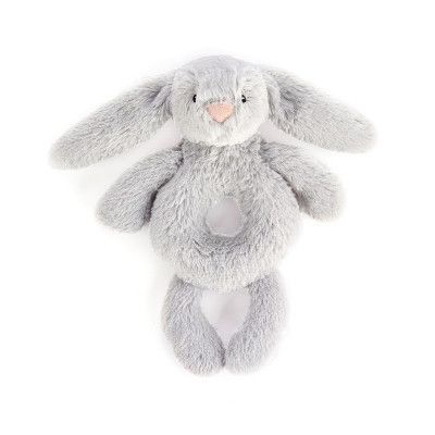 Jellycat, Bashful Silver Bunny Grabber