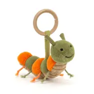 Jellycat - Gosedjur - Little Christopher Caterpillar Rattle