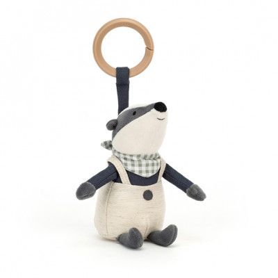 Jellycat - Little Rambler Badger Rattle