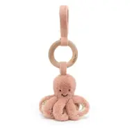 Jellycat - Odell Octopus Wooden Ring Toy