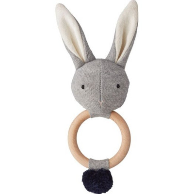 Liewood skallra stickad Aria, rabbit grey melange