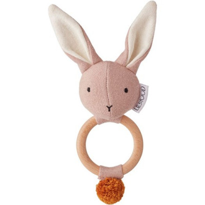 Liewood skallra stickad Aria, rabbit rose