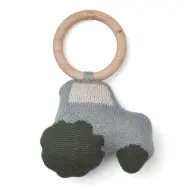 Liewood skallra stickad Aria, tractor/blue fog multi mix