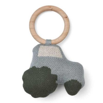 Liewood skallra stickad Aria, tractor/blue fog multi mix