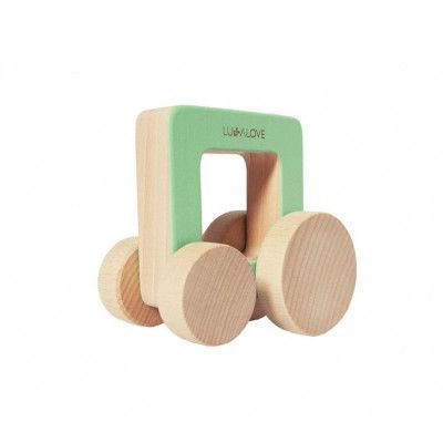 LullaLove ODA Träbil (Fyrkant)