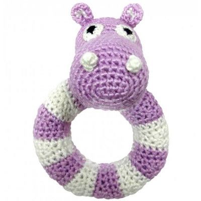 NatureZoo, Rund skallra Flodhäst lila