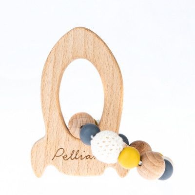 Pellianni - Rocket teether, mustard