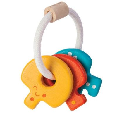 PlanToys Leksaksnycklar i trä