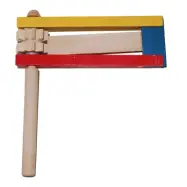 Skallra Dubbel i Trä