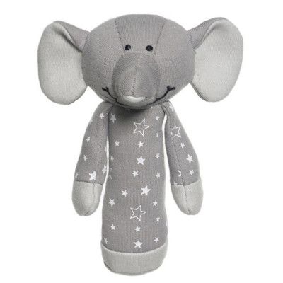 Teddykompaniet Diinglisar Organic Stars Skallra (Elefant)