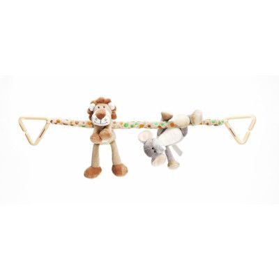 Teddykompaniet Diinglisar Wild Vagnhänge (Lejon och Elefant)