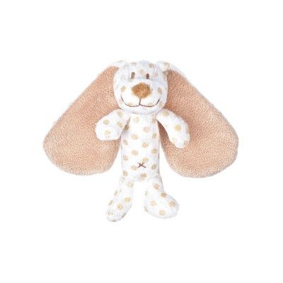 Teddykompaniet Big Ears Skallra Hund (Brun)