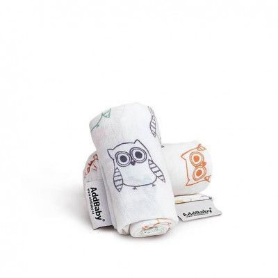 Addbaby Snuttefiltar 2-pack (Ugglor)