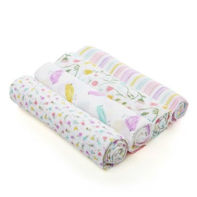 Aden By Muslinfiltar 4-pack (Fåglar)