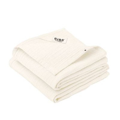 BIBS snuttefilt muslin 2-pack, ivory
