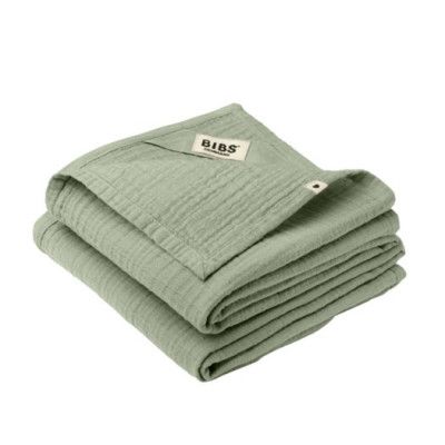 BIBS snuttefilt muslin 2-pack, sage