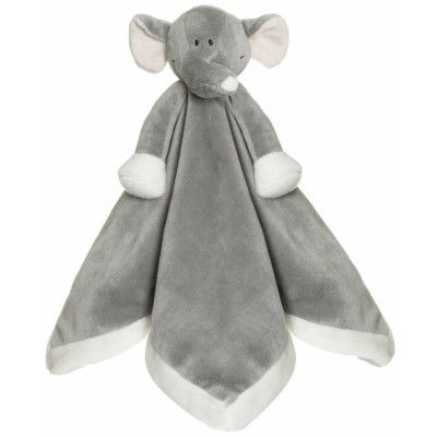 Diinglisar Snuttefilt Elefant Grå - Teddykompaniet -  Leksaksaffären