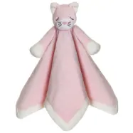 Diinglisar Snuttefilt Katt Babyrosa - Teddykompaniet -  Leksaksaffären