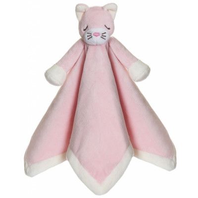 Diinglisar Snuttefilt Katt Babyrosa - Teddykompaniet -  Leksaksaffären