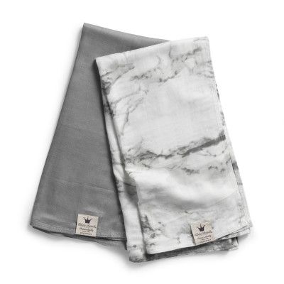 Elodie Details, Bamboo Muslin - Marble Grey