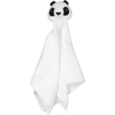 Geggamoja Snuttefilt (Panda Svart/Vit)