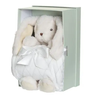 Giftbox Svea Kanin med filt - Teddykompaniet -  Leksaksaffären