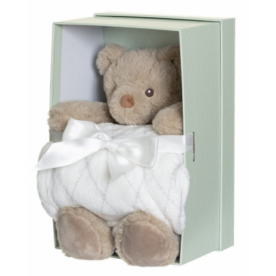 Giftbox Sven Nalle med filt - Teddykompaniet -  Leksaksaffären