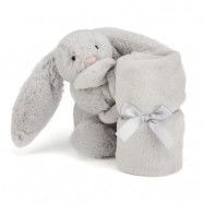 Jellycat, Bashful Silver Bunny Soother