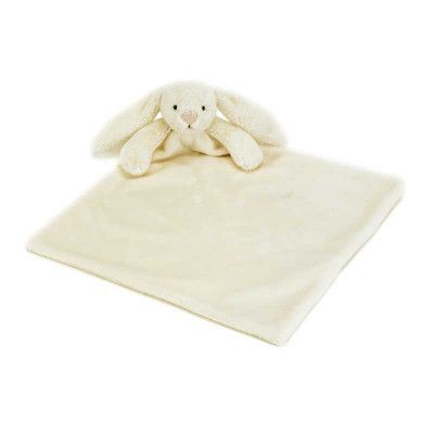 Jellycat, Bashful Vit Kanin Snuttefilt
