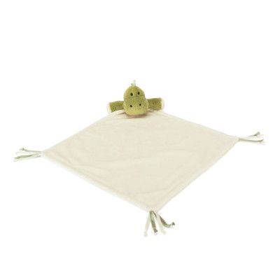 Jellycat, Chime Chums Dinosaurie Snuttefilt 27 x 27 cm