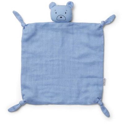 Liewood snuttefilt Agnete, Mr Bear sky blue