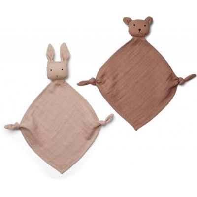 Liewood snuttefilt mini Yoko 2-pack, rose mix