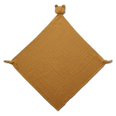 Liewood snuttefilt Robbie muslintyg, Mr bear golden caramel