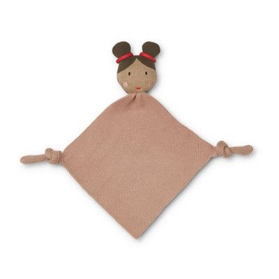 Liewood snuttefilt stickad Alfie, doll/rose