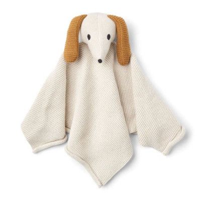 Liewood snuttefilt stickad Milo, dog sandy mix