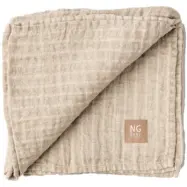 NG Baby - Linnefilt Natural + Ivory Stripe