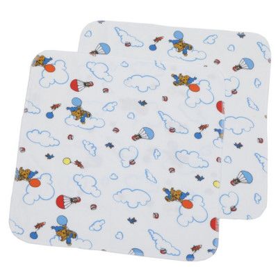 Rätt Start Flanellfilt 2-pack (Bamse Vit)