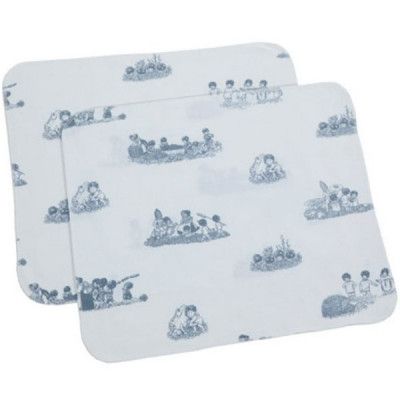 Rätt Start, Flanellfilt Beskow 2-pack Grå