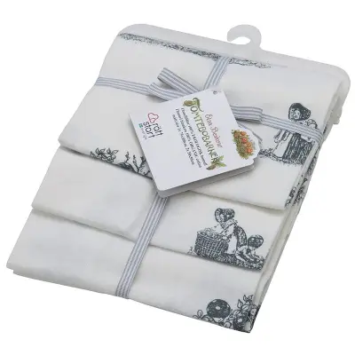 Rätt Start flanellfilt Beskow 3-pack, grå