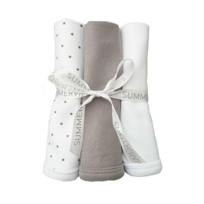 Summerville snuttefilt 3-pack, dotty vit