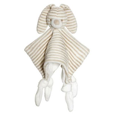 StorOchLiten Teddykompaniet, Cotton Cuties - Kanin Snuttefilt Beige 25 cm