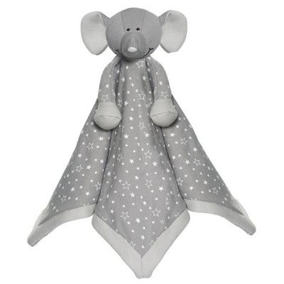 Teddykompaniet Diinglisar Organic stars Snuttefilt (Elefant)