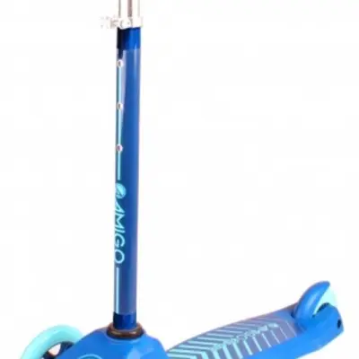 AMIGO Amigo - Sparkcykel - 3Step Junior Fotbroms Blå/Ljusblå