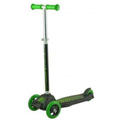 AMIGO Amigo - Sparkcykel - 3Step Junior Fotbroms Svart/Grön