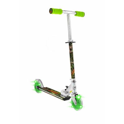 Dinosaurie Scooter med Blinkande hjul