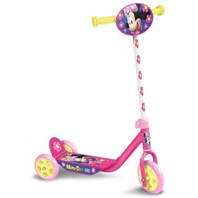 Disney - Sparkcykel - Minnie Mouse 3-Wiel Fotbroms Rosa/Gul