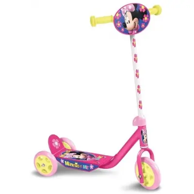 Disney - Sparkcykel - Minnie Mouse 3-Wiel Fotbroms Rosa/Gul