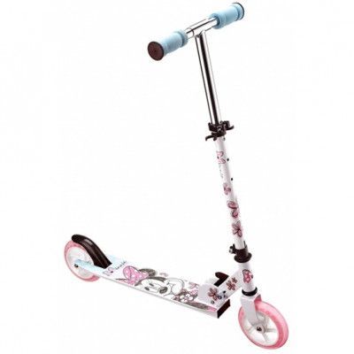 Disney - Sparkcykel - Minnie Mouse Fotbroms Vit